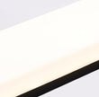 Elsdon Vertical LED Wall Light Rectangular Black