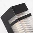 Elsdon Vertical LED Wall Light Rectangular Black