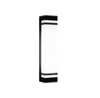 Elsdon Vertical LED Wall Light Rectangular Black