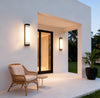 Elsdon Vertical LED Wall Light Rectangular Black