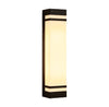 Elsdon Vertical LED Wall Light Rectangular Black