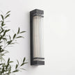 Elsdon Vertical LED Wall Light Rectangular Black