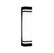 Elsdon Vertical LED Wall Light Rectangular Black