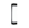 Elsdon Vertical LED Wall Light Rectangular Black
