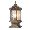 Wylam Vintage Lantern Pillar Light Solar or Hardwired