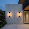 Chipping Industrial Wall Sconce Black Iron Linear Lamp
