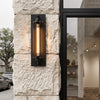 Chipping Industrial Wall Sconce Black Iron Linear Lamp