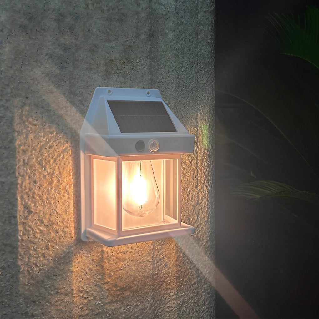 Blanchland Solar Wall Lantern Set of 2 Motion Sensor