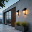 Blanchland Solar Wall Lantern Set of 2 Motion Sensor