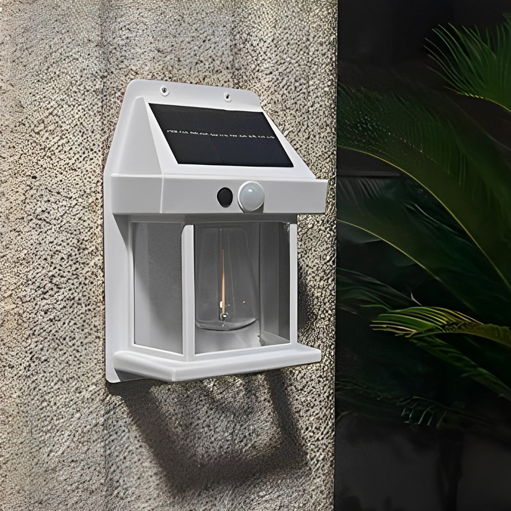 Blanchland Solar Wall Lantern Set of 2 Motion Sensor