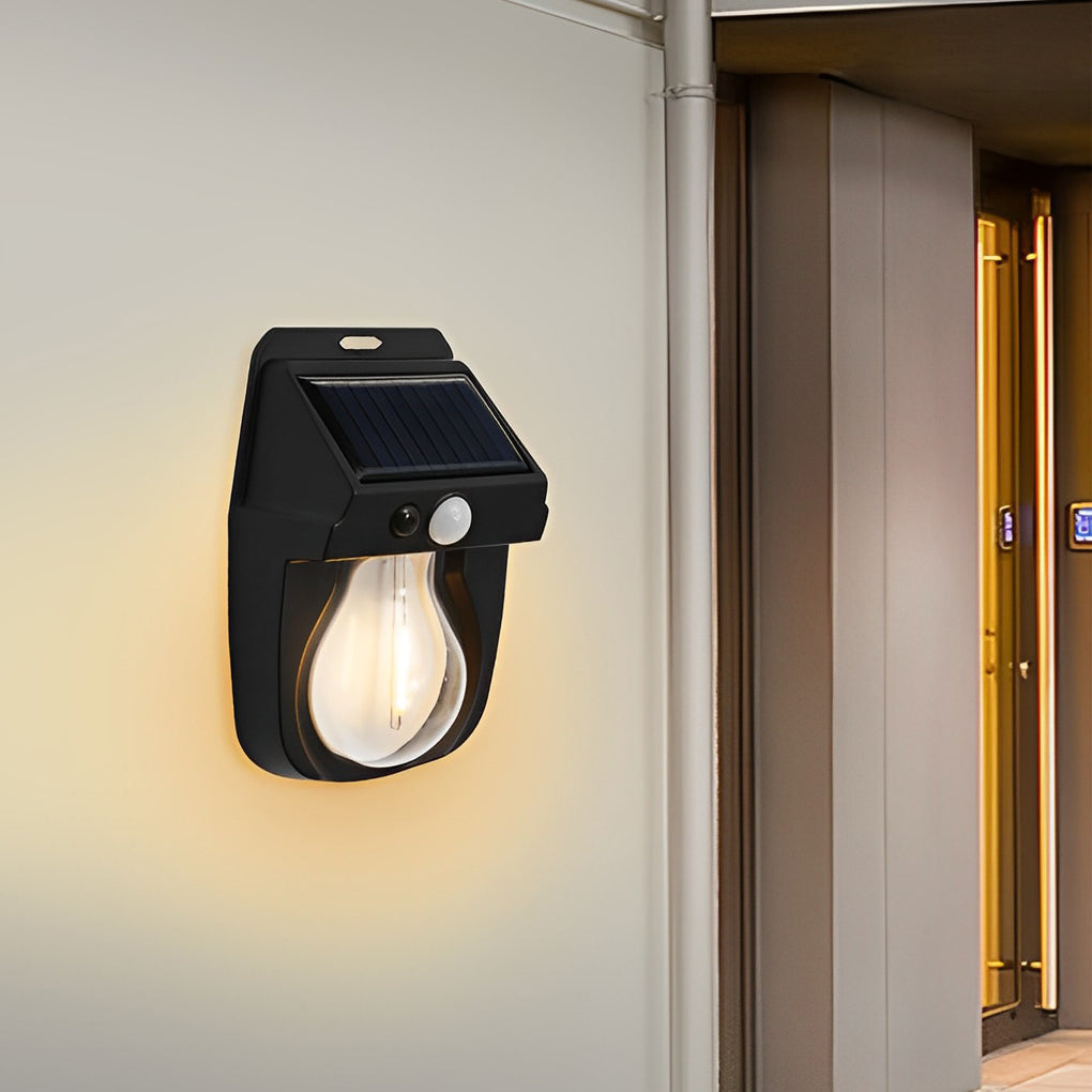 Blanchland Solar Wall Lantern Set of 2 Motion Sensor