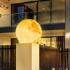 Wetherby Moon Pillar Light Globe Solar or Hardwired IP65