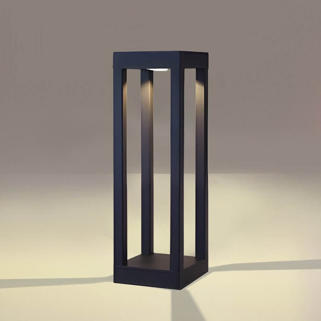 Hebden LED Bollard Light Black Die-Cast Four Heights IP54