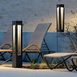 Hebden LED Bollard Light Black Die-Cast Four Heights IP54