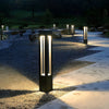Hebden LED Bollard Light Black Die-Cast Four Heights IP54
