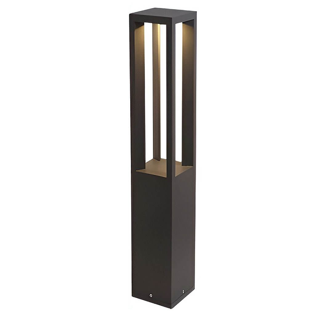 Hebden LED Bollard Light Black Die-Cast Four Heights IP54
