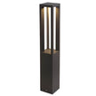 Hebden LED Bollard Light Black Die-Cast Four Heights IP54