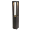Hebden LED Bollard Light Black Die-Cast Four Heights IP54