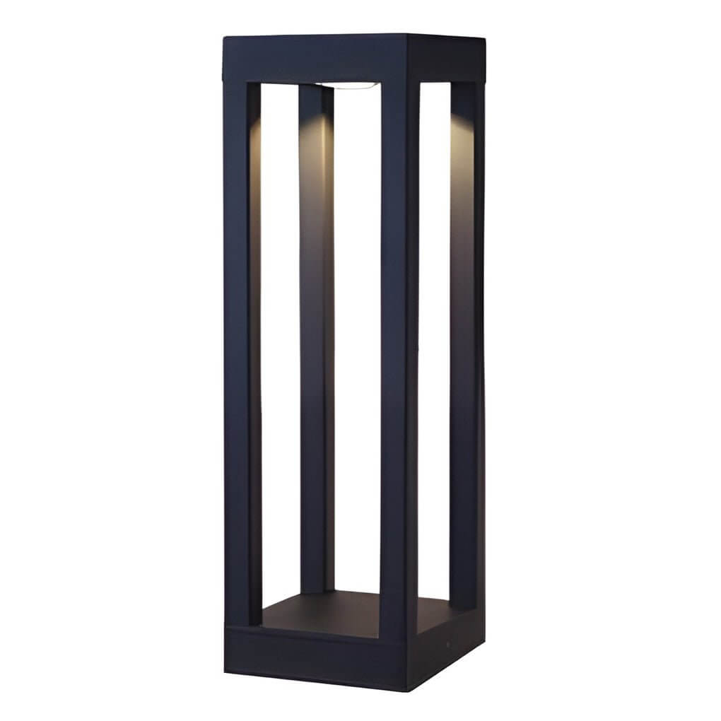 Hebden LED Bollard Light Black Die-Cast Four Heights IP54