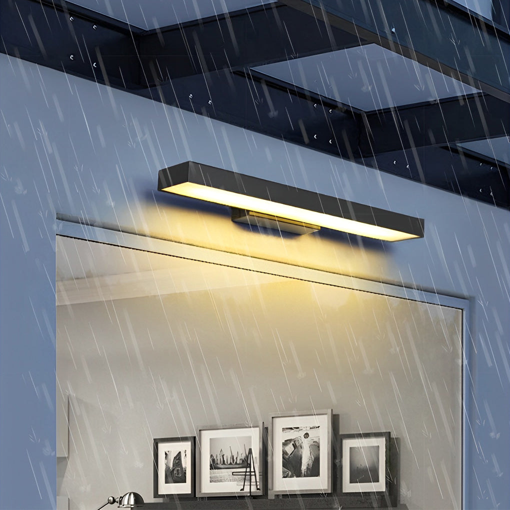 Hexham Rectangular Outdoor Wall Light LED Motion Sensor
