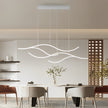 Buxton Wave LED Pendant Light Dimmable Metal Linear