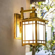 Morpeth Lantern Wall Light Solar or Hardwired Glass
